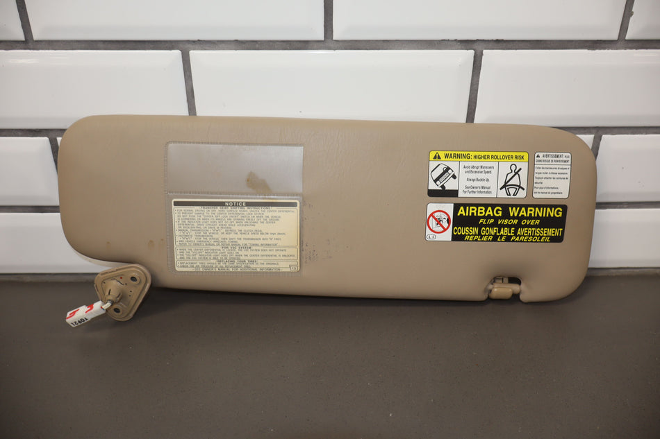 2000 Toyota Land Cruiser- Sun Visor