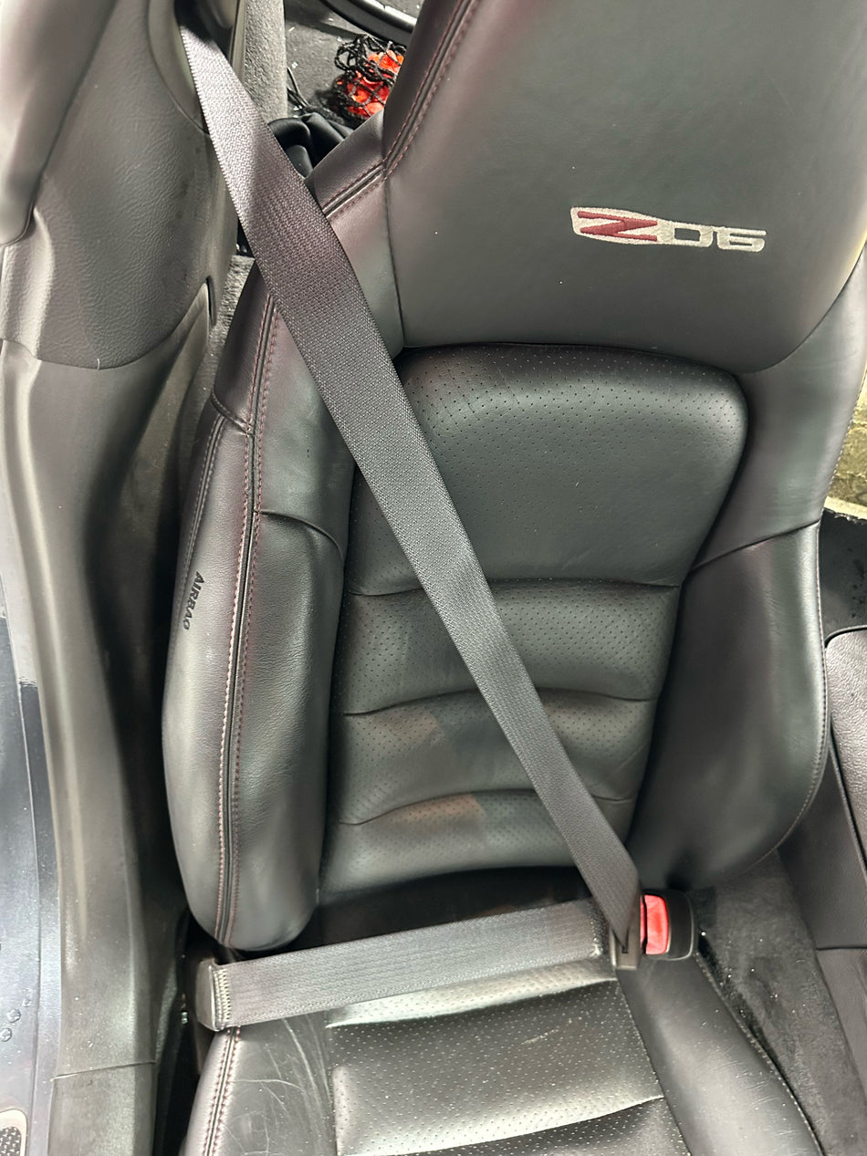 Front Seat Belt, 2009, Chevrolet, Corvette