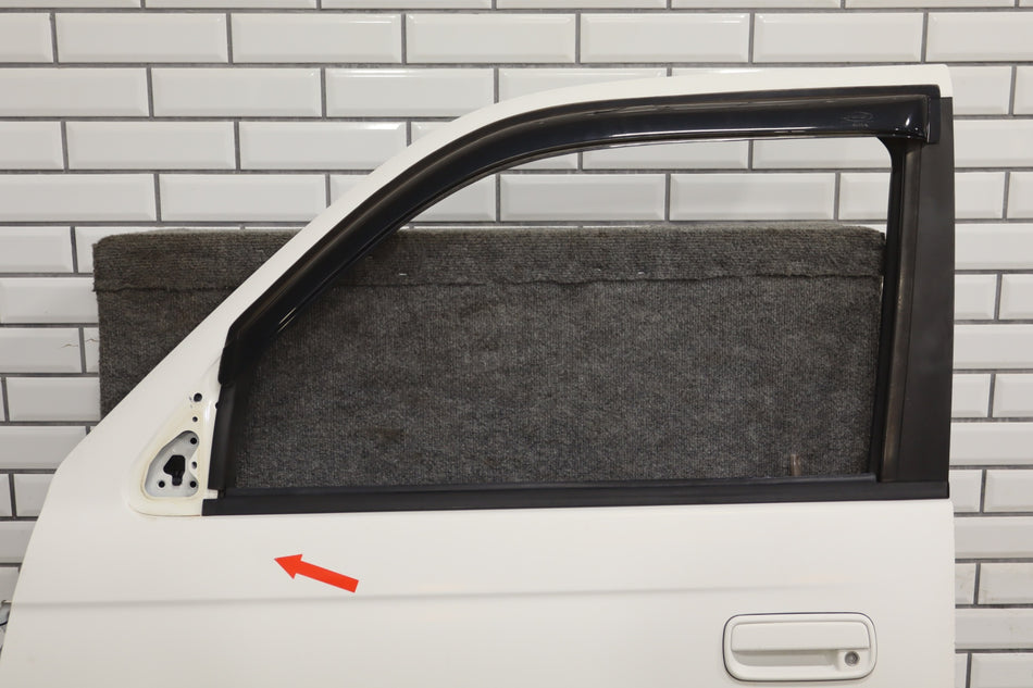 1996-2002 Toyota 4Runner Left Front Door No Molding White 056