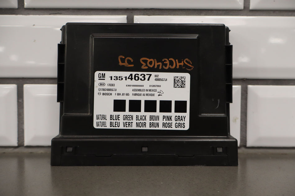 Chassis Control Module, 2017, Chevrolet, Colorado