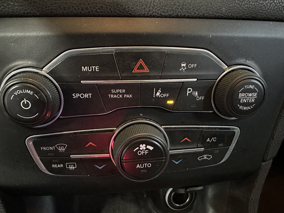 2017 Dodge Charger- Heater/AC Controls