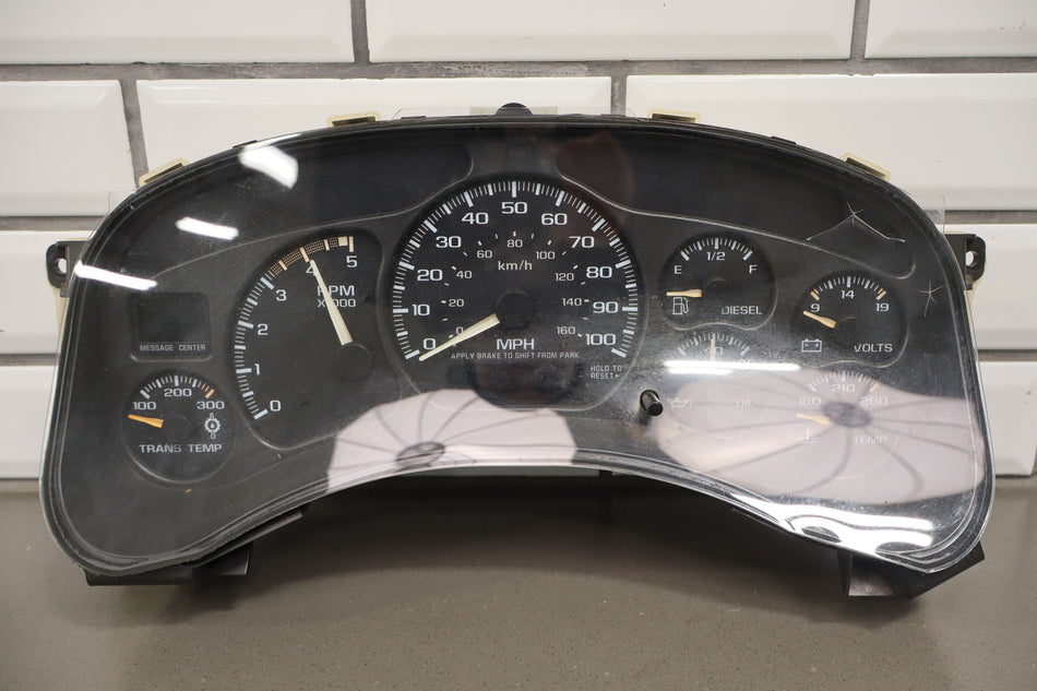 2002 Chevrolet Silverado 2500 Speedometer 253197 Miles