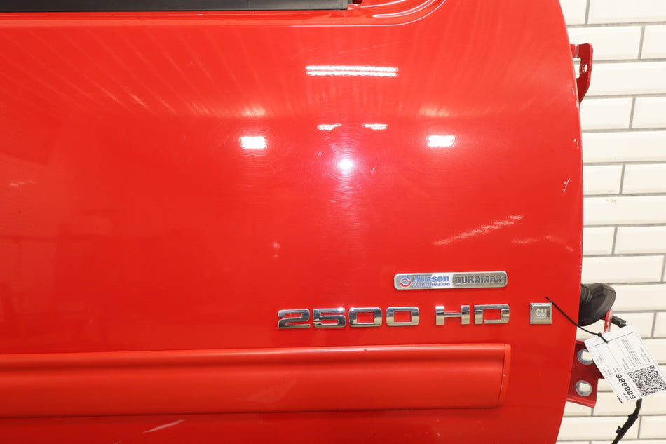 2008 GMC Sierra 2500 Right Front Door Fire Red 74 25796673