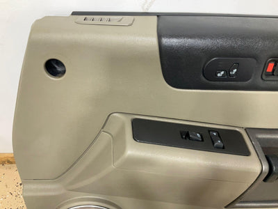 03-04 Hummer H2 Passenger Right Front Door Trim Panel (Light Wheat 50I)See Notes