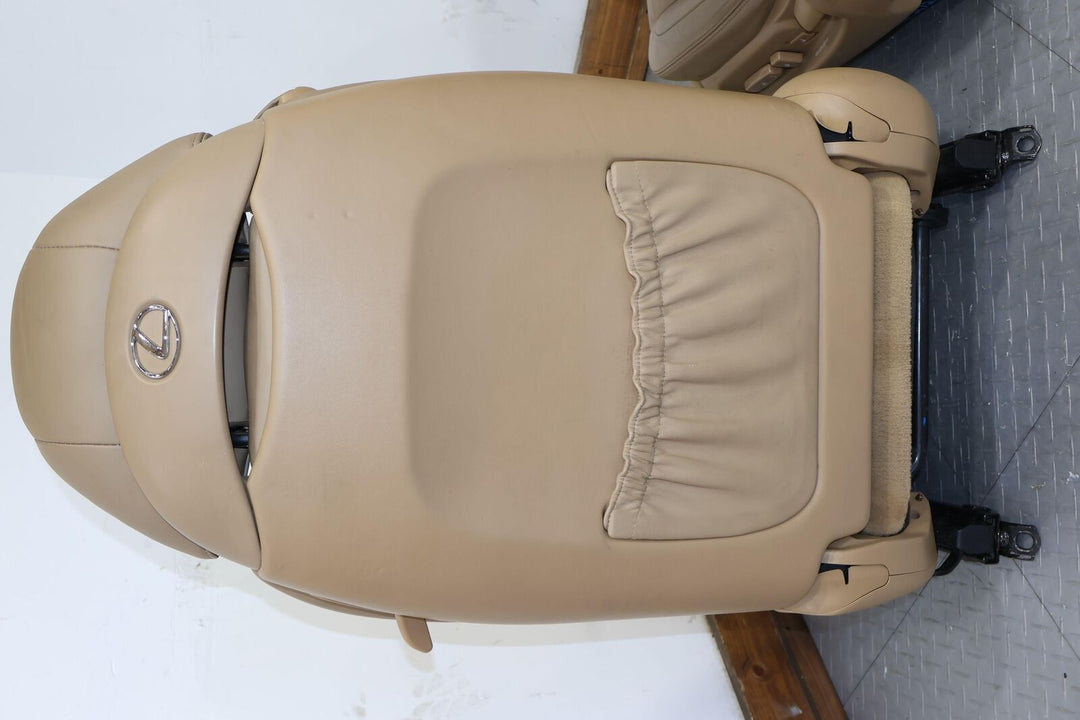 07-08 Lexus SC430 Leather Seat Set Front/Rear (Camel LA42) Power Tested (Notes)