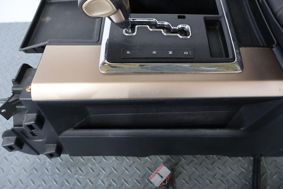 13-17 Ram 1500 Rose Gold Longhorn Center Floor Console (Tan/Black XT) Crew Cab