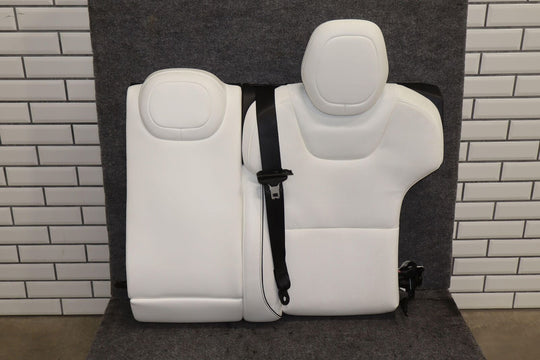 21-23 Telsa Model S Plaid Right Passenger Rear Seat Upper Section (White)