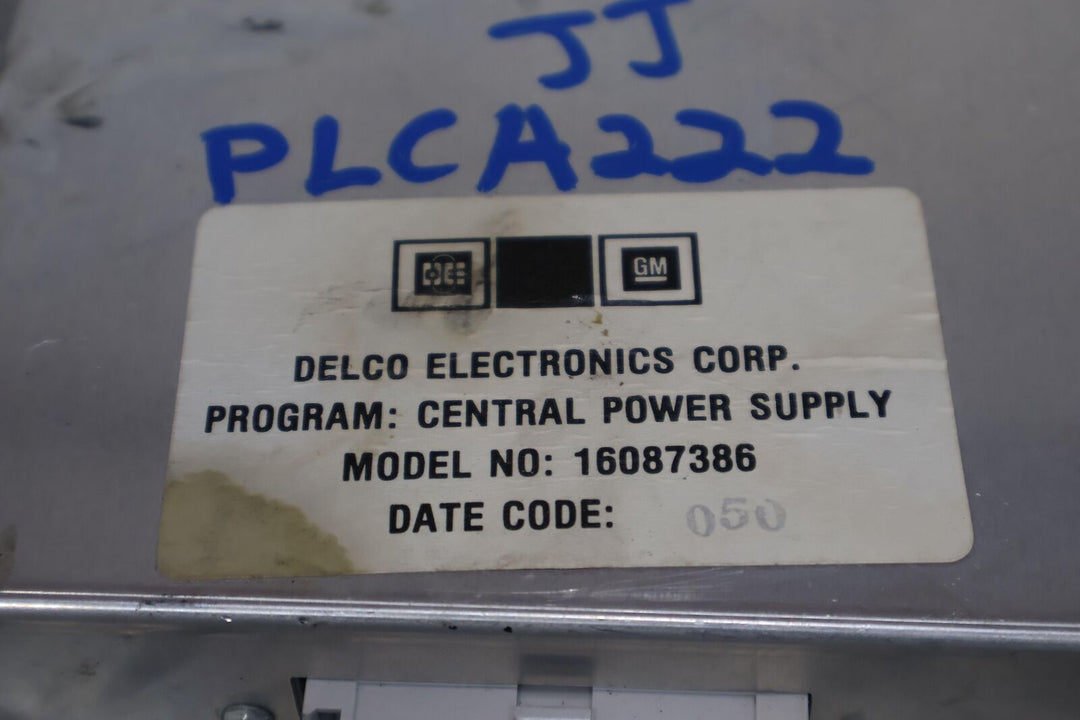 90-92 Cadillac Allante Central Power Supply Control Module (16087386) OEM