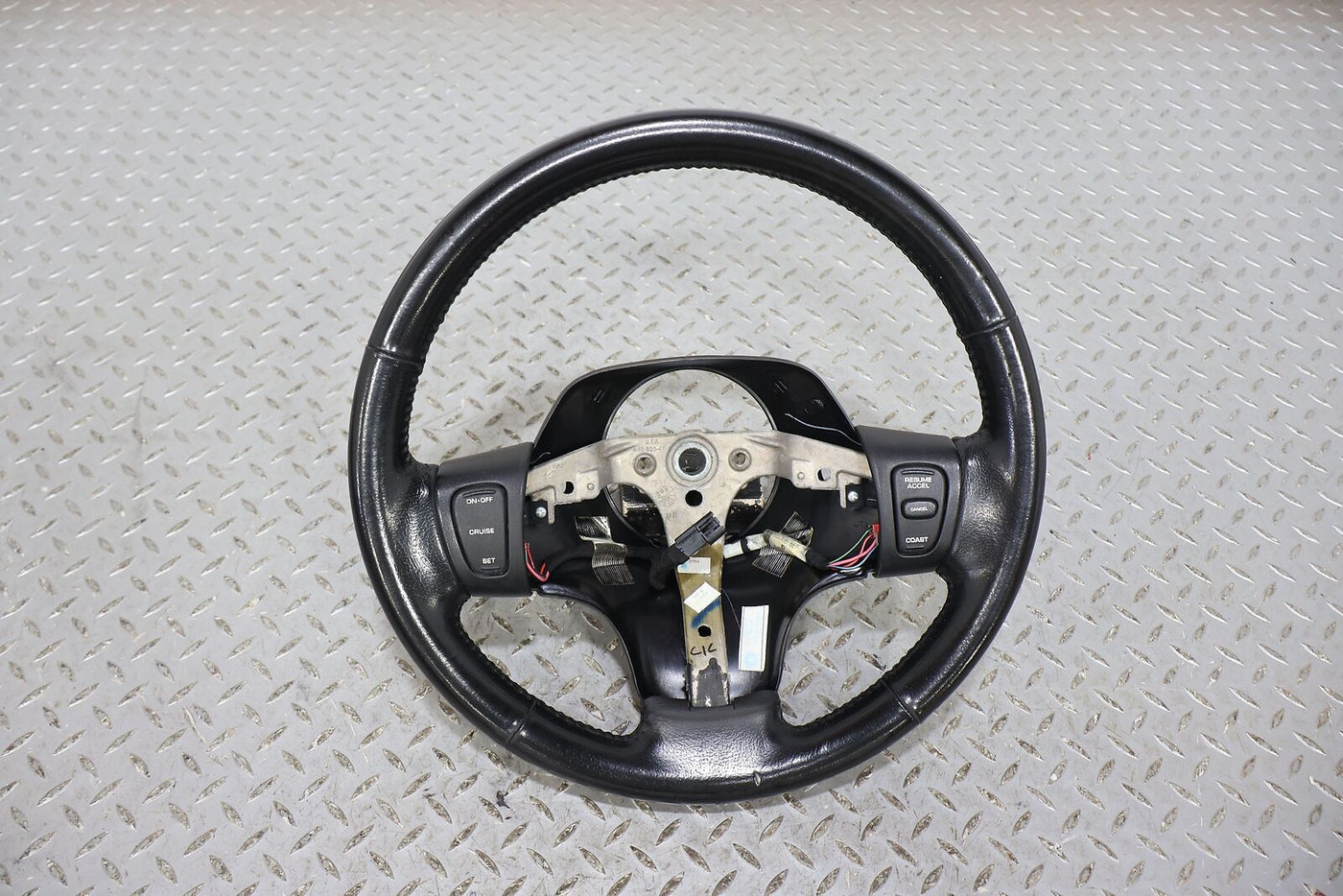 00-02 Chrysler Prowler Leather Steering Wheel (Agate AZ) OEM Mild Wear