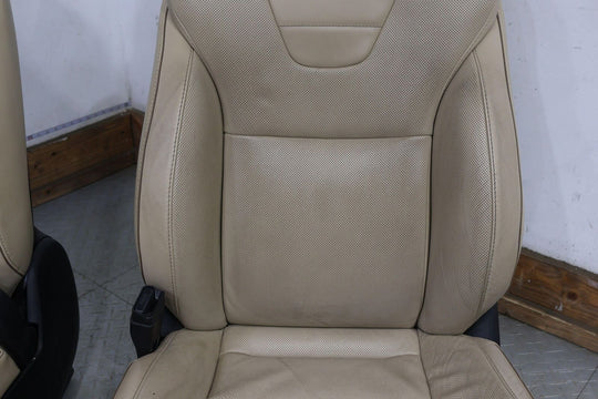 16-20 Tesla Model S LH&RH Front Bucket Leather Seats (Tan) Power/Heated/Vented