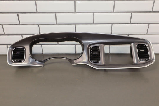 15-23 Dodge Charger Scat Pack Aluminum Radio Dash Cluster Surround Bezel Trim