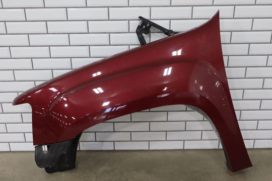 2007-2013 GMC Sierra Driver Left Front Fender (Repaint Red) Southern Rust Free