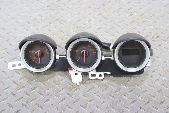 09-19 Nissan 370Z Dash Triple Gauges Cluster (Temp/Volt/Clock) Tab Repair