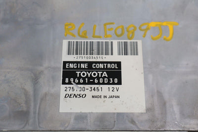 2006 Lexus GX470 4.7L V8 Engine Control Moudle ECU (89661-60D30) OEM