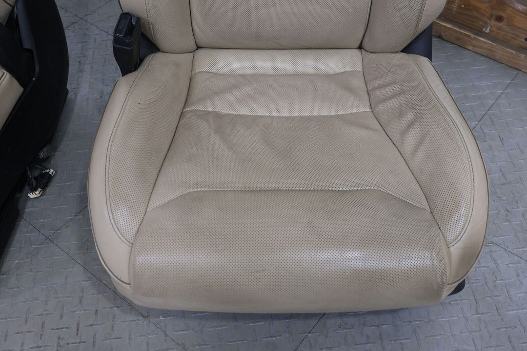 16-20 Tesla Model S LH&RH Front Bucket Leather Seats (Tan) Power/Heated/Vented