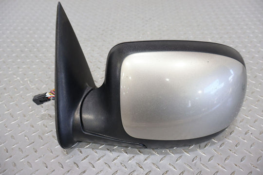 02 Cadillac Escalade Left Power Folding Door Mirror (Silver 11u) Needs New Glass