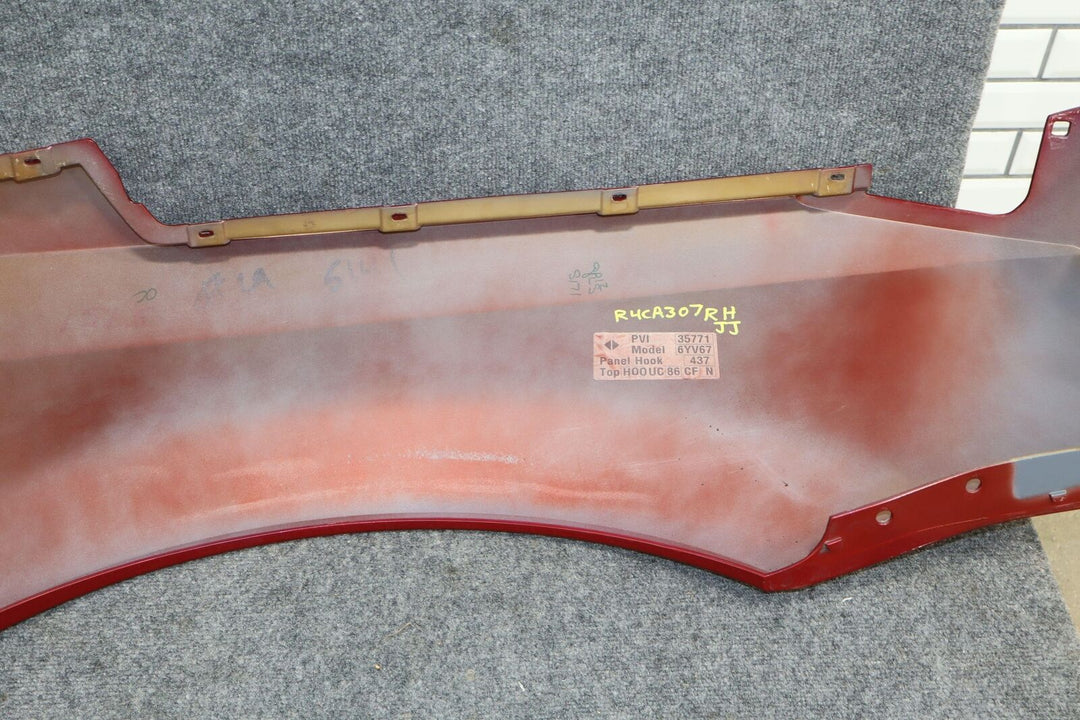 04-09 Cadillac XLR RH Right Passenger Quarter Panel Crimson Pearl (86U)