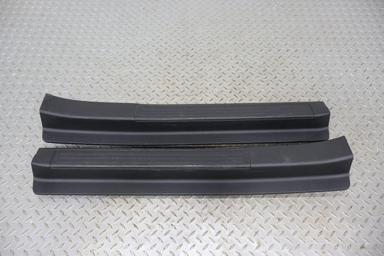 06-15 Mazda Miata NC Pair LH&RH Interior Door Sill Entry Plates (Black NF9)