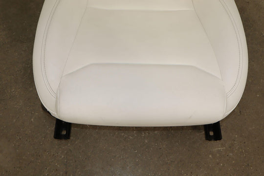 2016-2020 Tesla Model X Front Right Leather Bucket Seat (White UWT) Power Tested