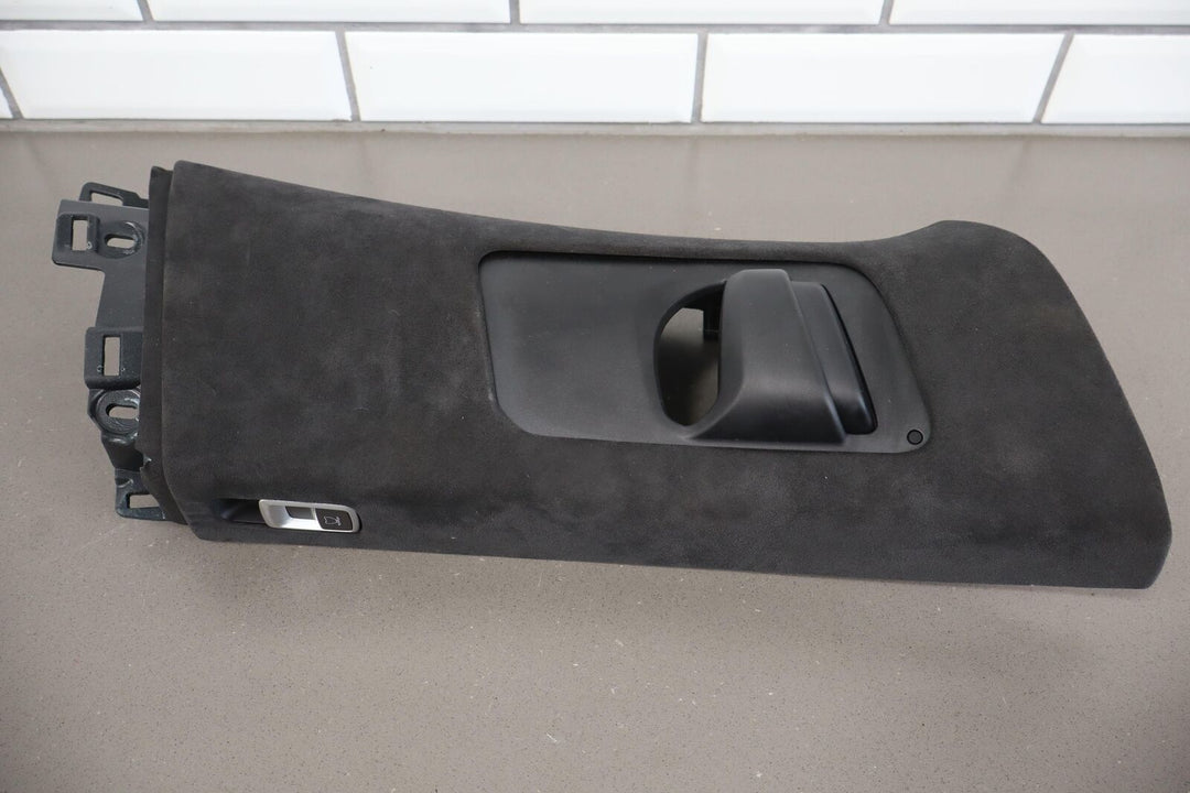 2016-2020 Tesla Model X Right Upper Interior B Pillar Trim Panel (Black Suede)