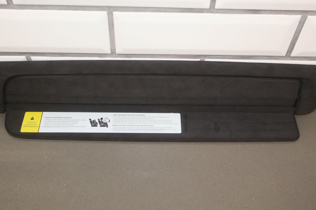 2021-2023 Tesla Model X Driver Left Sun Visor Black Suede / Alcantara