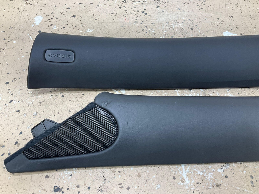 03-10 Bentley Continental GT Driver & Passenger Pair of A Pillar Trims (Black)