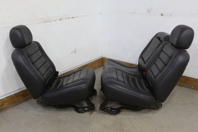 03-07 Hummer H2 2nd / Rear Row Leather Seat (Ebony 482) SUV Only Mild Wear