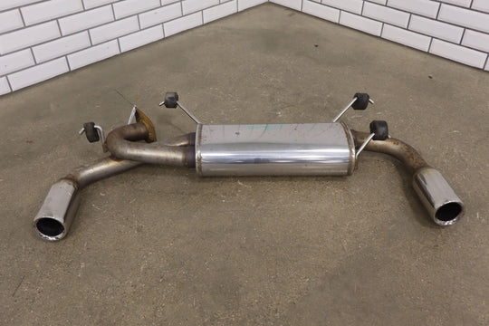 99-00 Mazda Miata NB Base Model Manual Transmission Dual Exit Muffler Chrome Tip