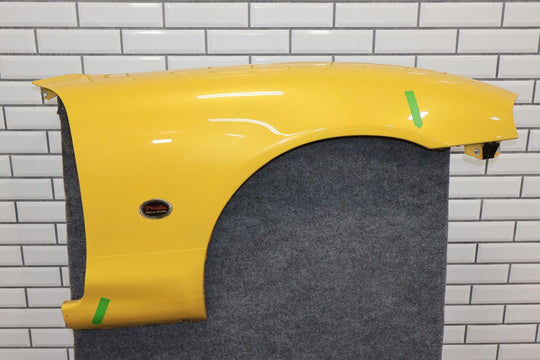 99-05 Mazda Miata NB Right RH OEM Fender (Blazing Yellow Mica 26S) Surface Rust