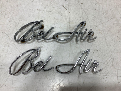 1968 Chevy Bel Air Fender Emblems (Pair Left / Right)