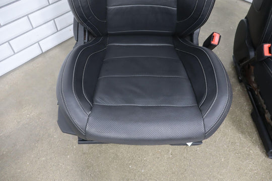 2018 Ford Mustang Convertible Black Leather Heated/Ventilated Seat Set