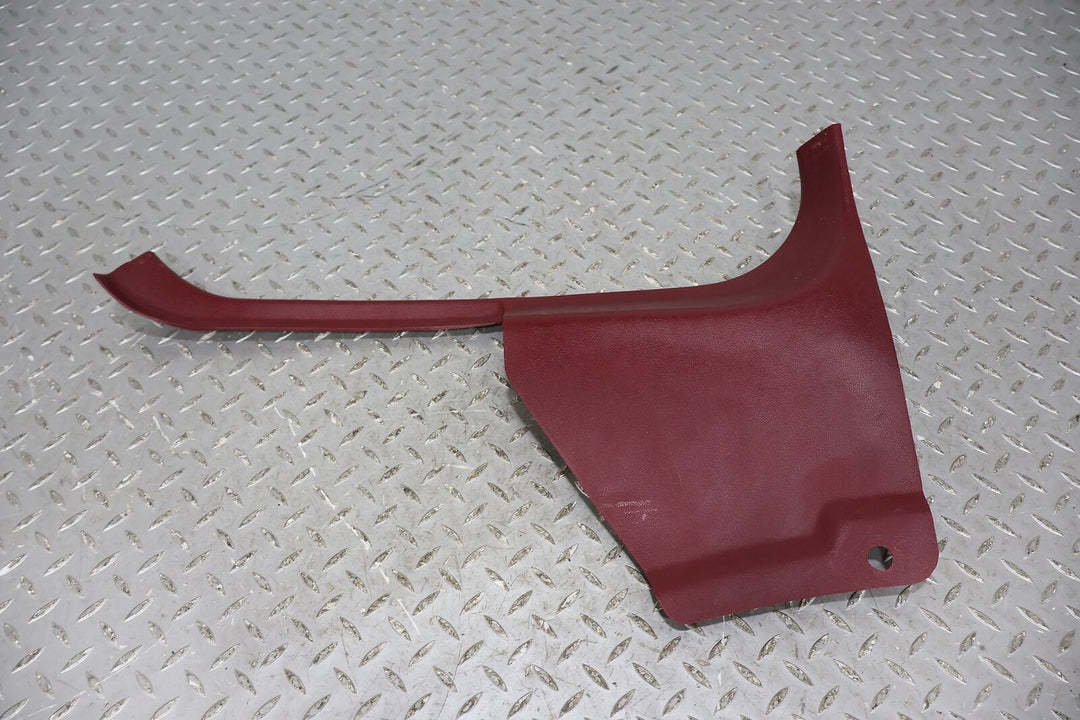 87-93 Ford Foxbody Mustang Hatchback Pair LH&RH Interior Kick Panels (Red DR)