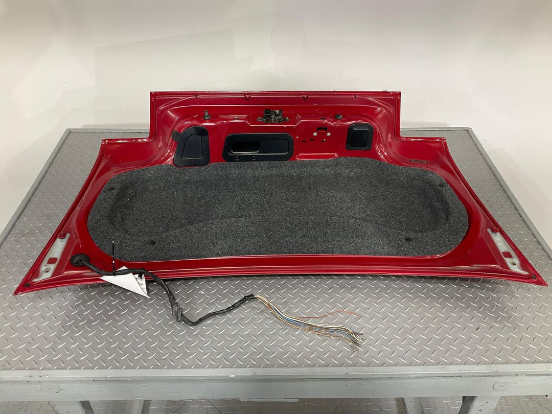 98-02 BMW Z3 M Series Roadster Convertible Rear Trunk Lid (Imola Red 405) Notes