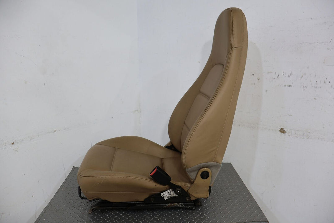 99-00 Mazda Miata NB Front Right Leather Bucket Seat (Tan NB1) Manual Mild Wear