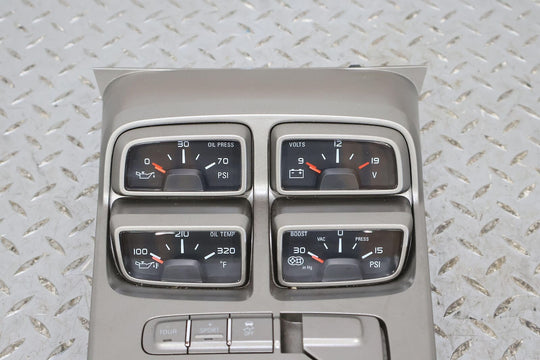 10-15 Chevy Camaro ZL1 Interior Upper Console/Shifter Trim (Silver) W/OEM Gauges