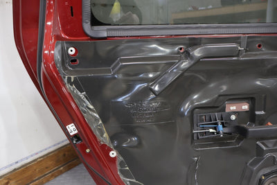 03-09 Hummer H2 Rear Left LH Door W/ Glass (Red Metallic 72U) See Photos