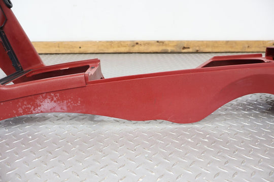 87-93 Ford Mustang Interior Bare Floor Console Base (Red) Sun Fade