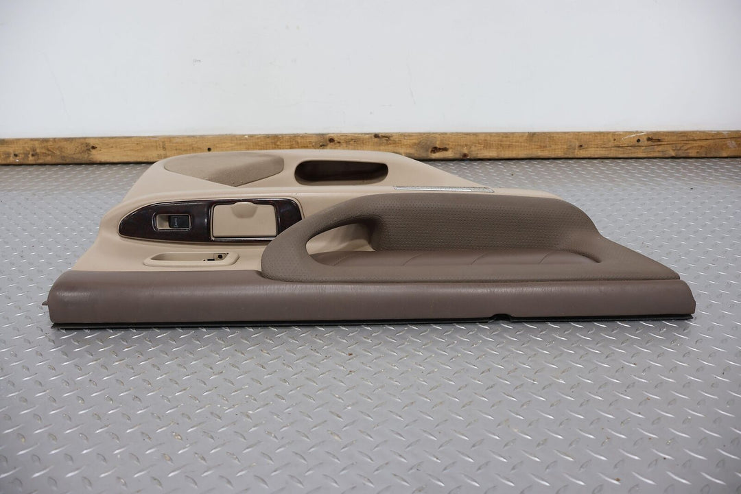 98-02 Toyota Land Cruiser Rear Left LH Interior Door Trim Panel (Beige LA40)