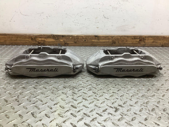 14-16 Maserati Ghibli RWD Pair of LH & RH FRONT Brake Calipers Silver