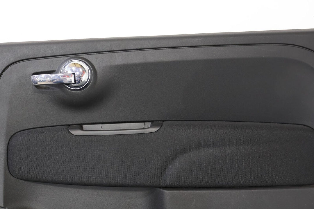 12-19 Fiat 500 Abarth 2DR Right RH Passenger Interior Door Trim Panel (Black)