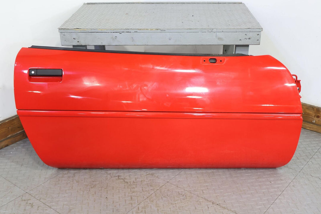 84-96 Chevy C4 Corvette Passenger Right RH Door Shell (Torch Red 70U) Sold Bare