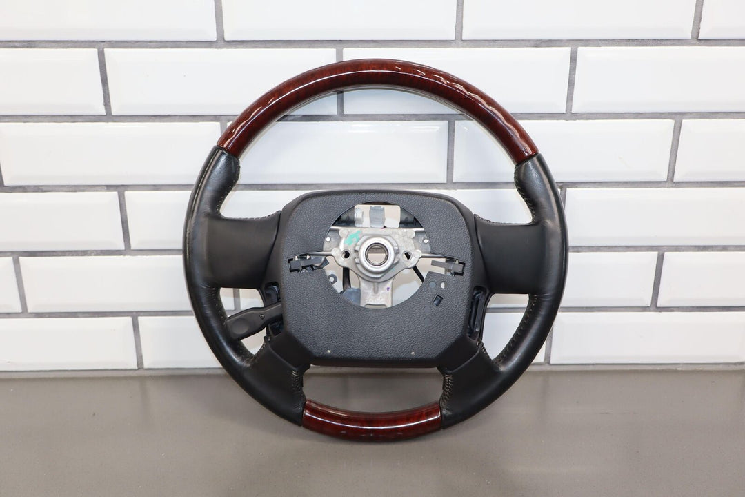 10-13 Lexus GX460 Leather OEM Steering Wheel (Black/Woodgrain) See Notes