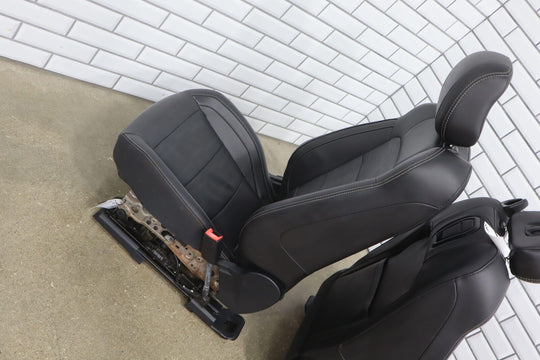 2018 Ford Mustang Convertible Black Leather Heated/Ventilated Seat Set