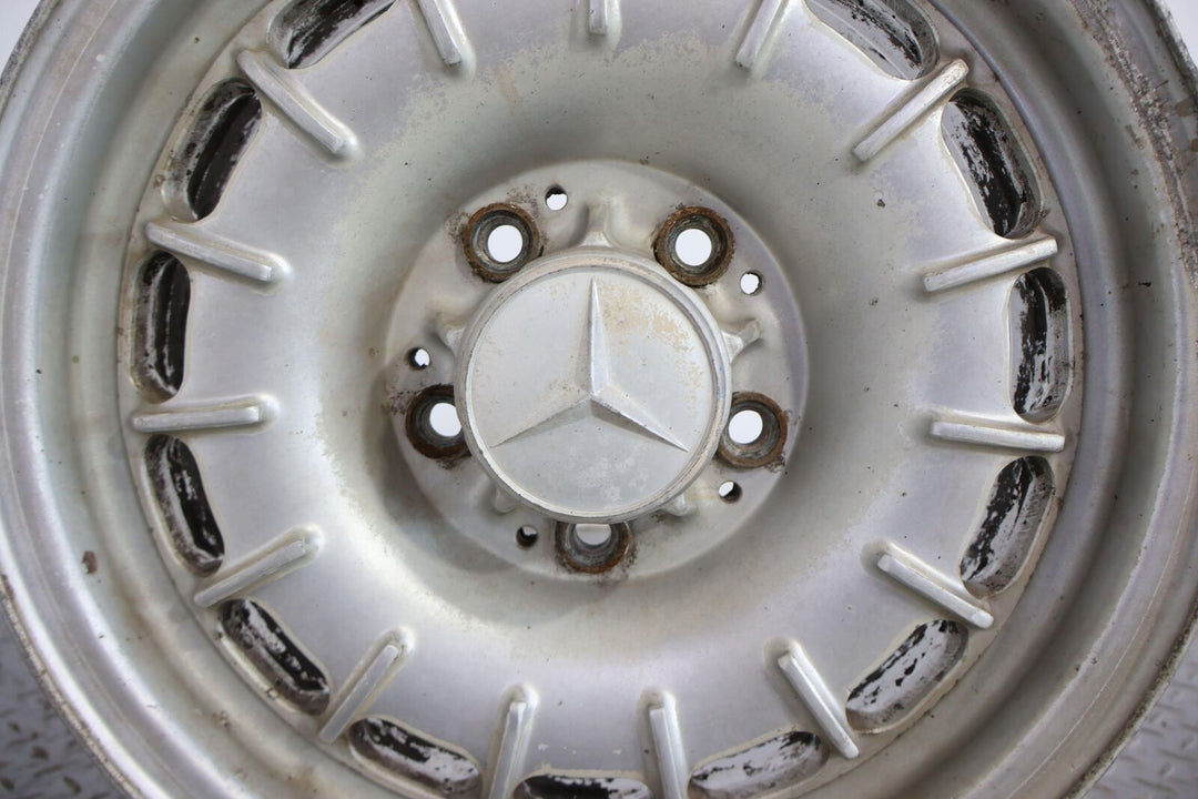 72-80 Mercedes 450SLC C107 W107 14x6.5 OEM Alloy Wheel (Faded Condition)