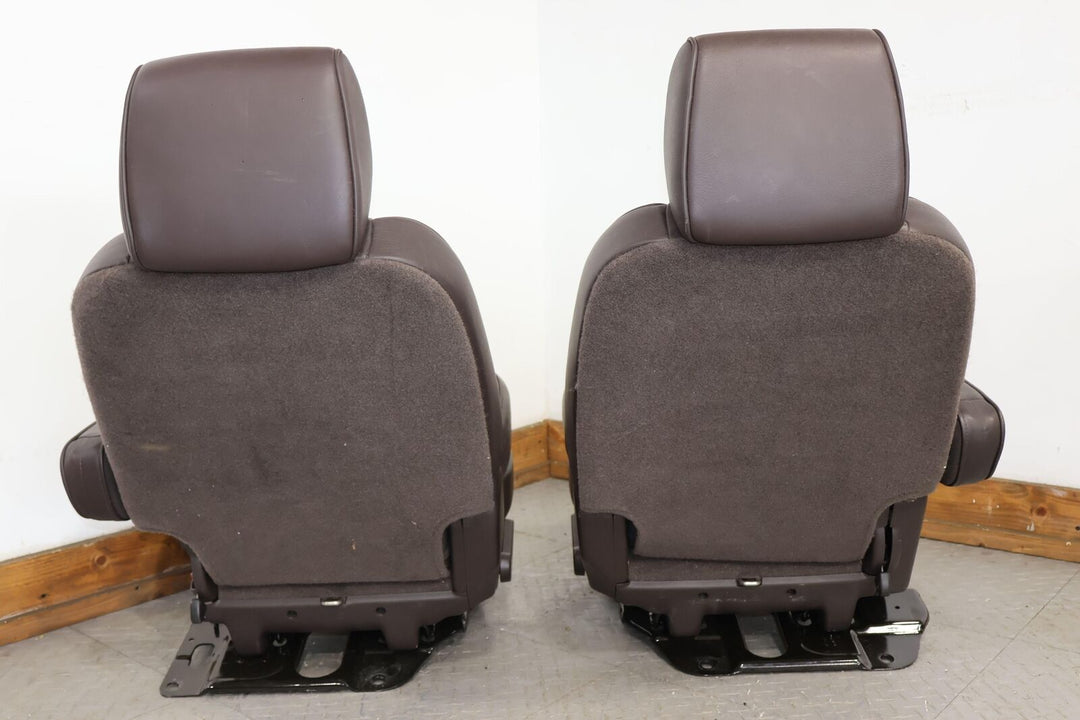 10-14 Cadillac Escalade Platinum Pair LH&RH 2nd Row Leather Bucket Seats (Cocoa)