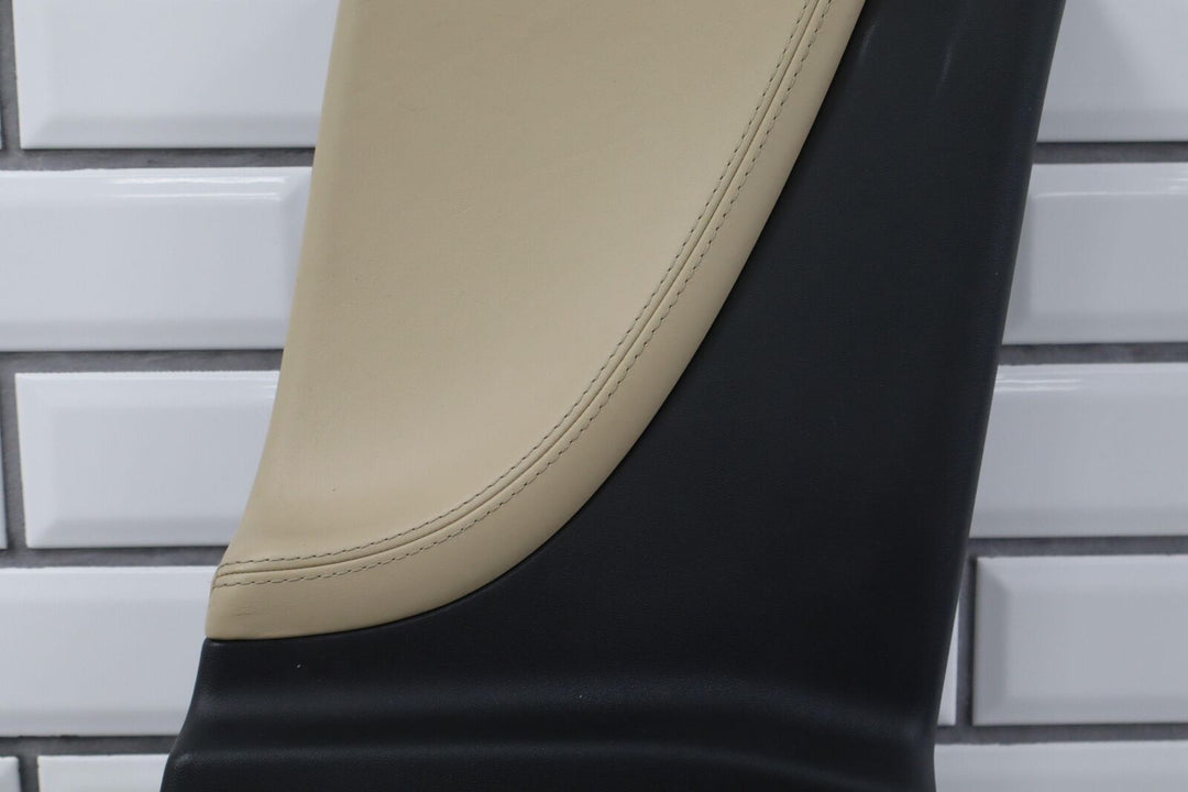 2016-2020 Tesla Model S Passenger Right Lower Interior B Pillar Trim (Black/Tan)