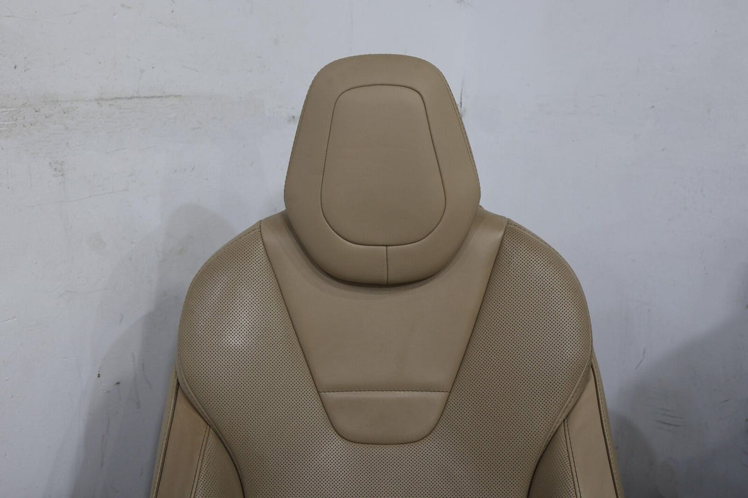 16-20 Tesla Model S LH&RH Front Bucket Leather Seats (Tan) Power/Heated/Vented