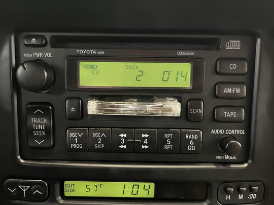 95-99 toyota Land Cruiser AM-FM-CD-Cassette Receiver (2 DIN Mount)