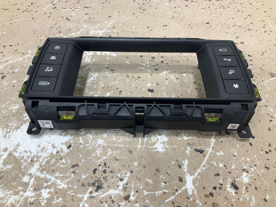 17-19 Jaguar XE R-Sport Info Screen Surround Trim Panel W/Switches (Black)