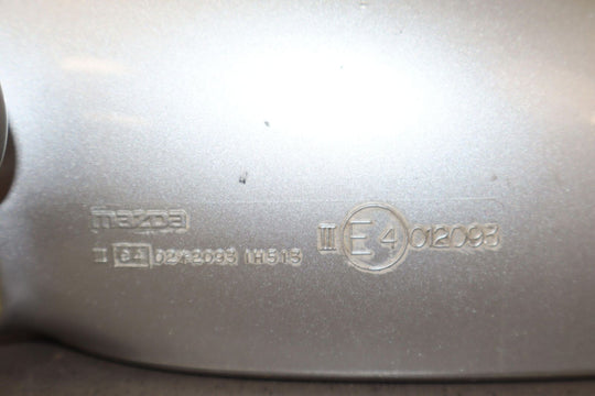 1999 Mazda Miata NB Left Driver Manual Door Mirror Highlight Silver (18G)